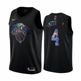 Dres New York Knicks Dennis Smith Jr. 4 Iridescent HWC Collection Swingman